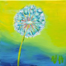 Hopkins’s Dandelion Land 12×12