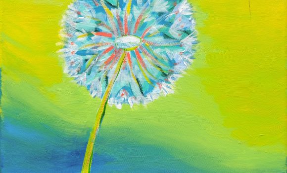 Hopkins’s Dandelion Land 12×12