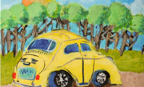 Hollingsworth’s Car Going To The State Fair 20×20